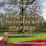 alegria ama frase&nbsp;emmanuel