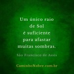 sol frase sao francisco de&nbsp;assis